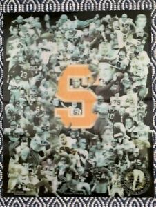 SYRACUSE FOOTBALL 16x20 VINTAGE 3-D DIMENSIONAL IMAGING POSTER AWESOME+RARE