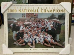 SYRACUSE LACROSSE 2000 NATIONAL CHAMPIONS PRINT/PLAQUE RYAN POWELL VERY RARE