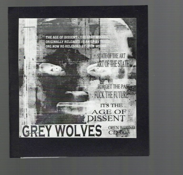 THE GREY WOLVES LOT OF 2 CDR’S 2001 PUNISHMENT+AGE OF DISSENT AWESOME+RARE COLLECTIBLE MEMORABILIA