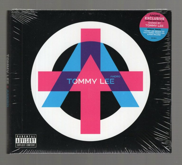 TOMMY LEE HAND SIGNED+SEALED ANDRO CD+COA LIMITED EDITION MOTLEY CRUE COLLECTIBLE MEMORABILIA