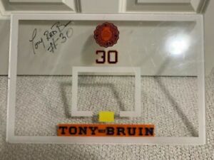TONY RED BRUIN AUTOGRAPHED SYRACUSE 13×20 MINI BACKBOARD+COA VINTAGE+RARE COLLECTIBLE MEMORABILIA