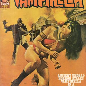 VAMPIRELLA #57 MAGAZINE FROM 1977 AMAZING COVER ART AMAZING CONDITION