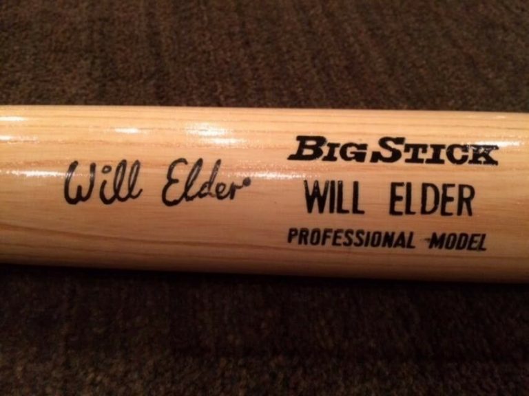 WILL ELDER HAND SIGNED FULL SIZE BASEBALL BAT RARE ANNIE FANNY JSA COLLECTIBLE MEMORABILIA