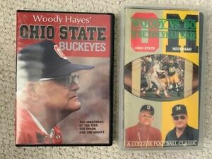 WOODY VS BO TEN YEAR WAR VINTAGE VHS TAPE+BONUS VHS+DVD OHIO STATE VS MICHIGAN