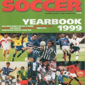 WORLD SOCCER YEARBOOK MAGAZINE FROM 1999 NO MAILING LABEL GREAT CONDITION