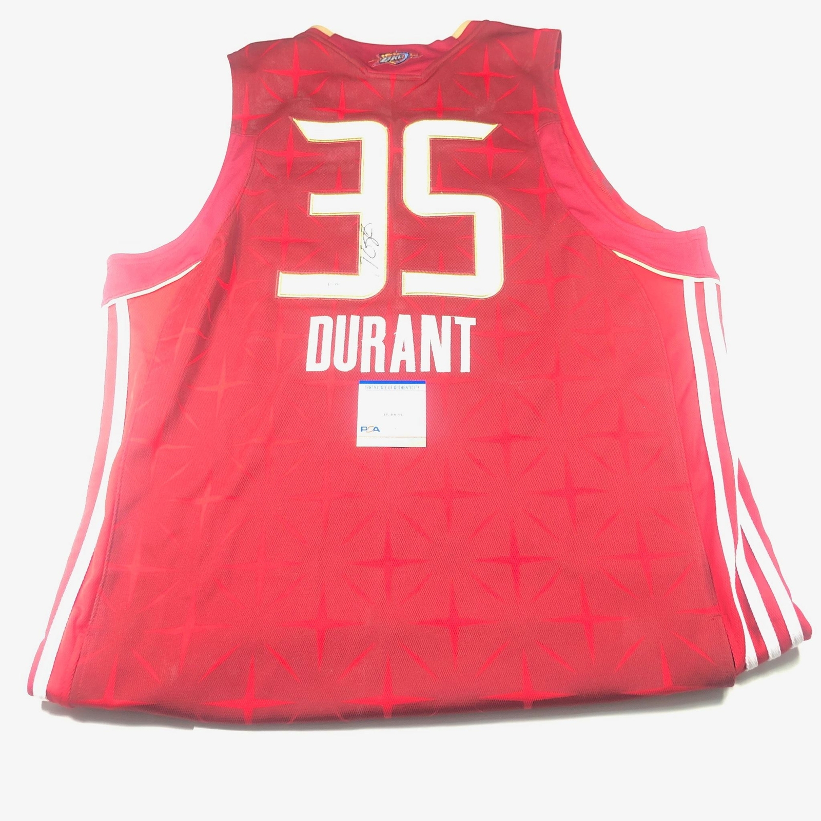Kevin Durant signed jersey PSA/DNA All-Star Game Autographed Nets