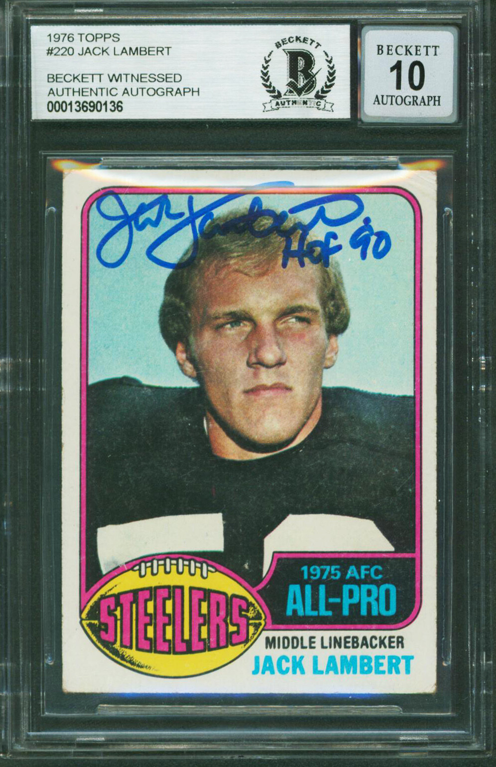 Steelers Jack Lambert 