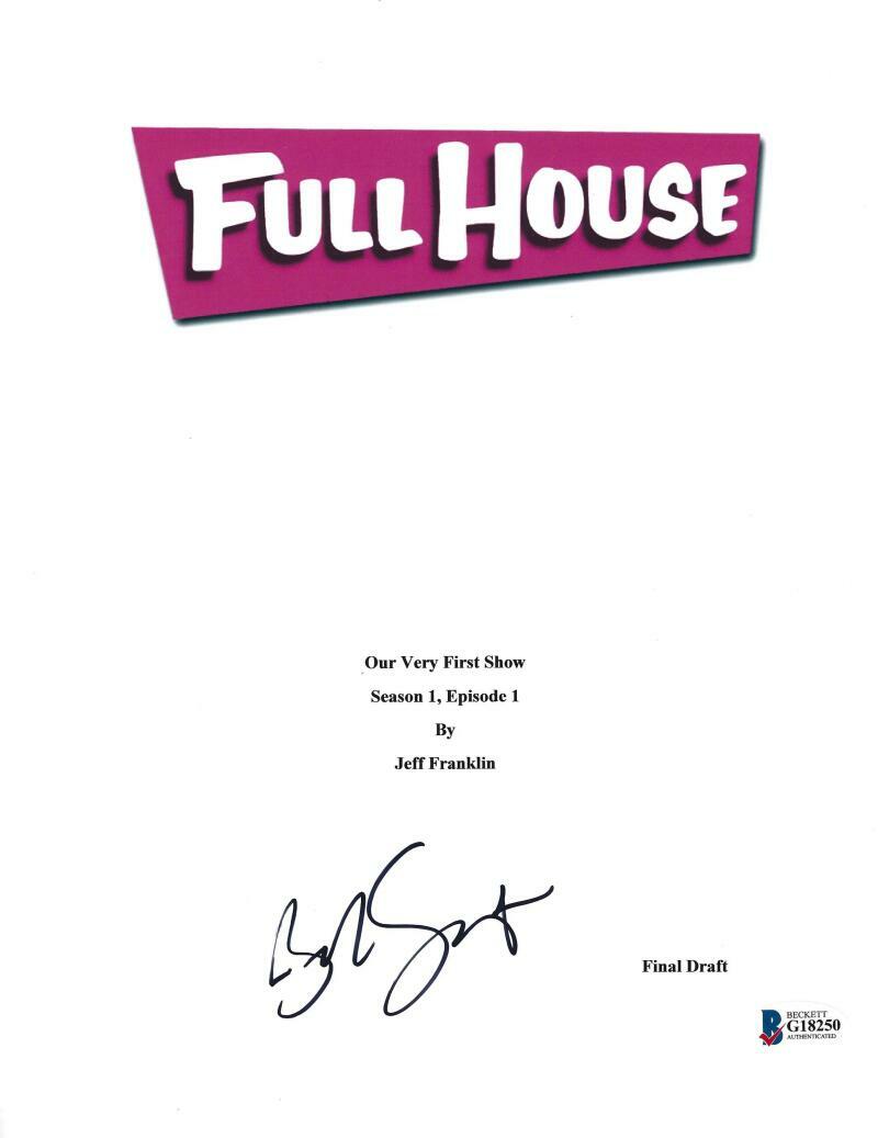BOB SAGET SIGNED FULL HOUSE PILOT SCRIPT AUTHENTIC AUTOGRAPH BECKETT COA