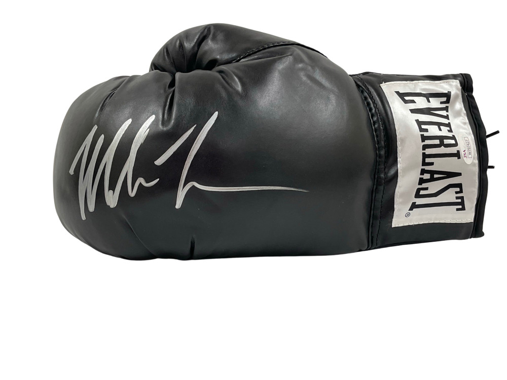 MIKE TYSON SIGNED EVERLAST BOXING GLOVE AUTHENTIC AUTOGRAPH JSA WITNESS COA 19