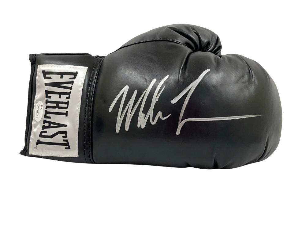 MIKE TYSON SIGNED EVERLAST BOXING GLOVE AUTHENTIC AUTOGRAPH JSA WITNESS COA 21