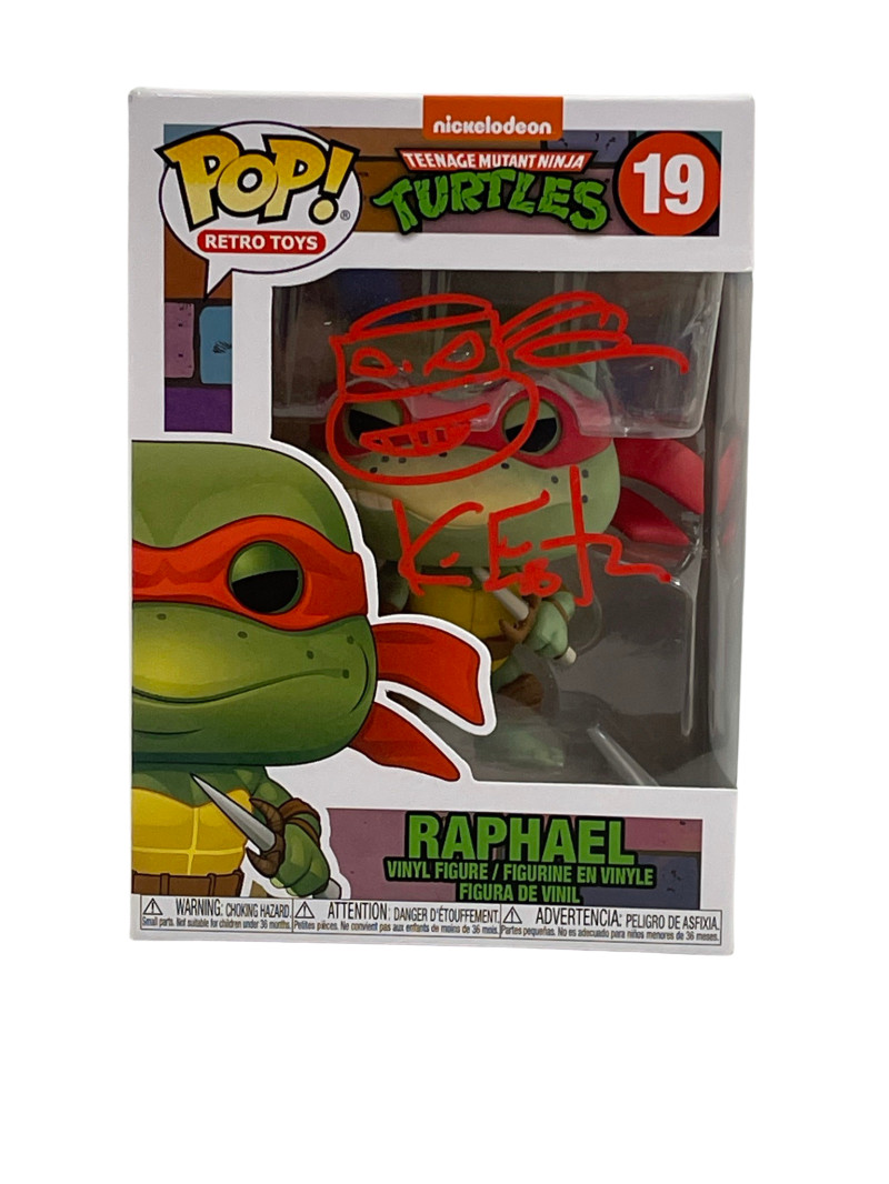 KEVIN EASTMAN TMNT SIGNED POP VINYL FIGURE RAPHAEL AUTOGRAPH PROOF BECKETT COA 4