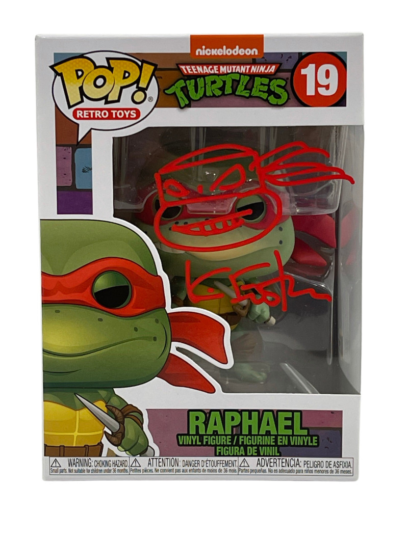 KEVIN EASTMAN TMNT SIGNED POP VINYL FIGURE RAPHAEL AUTOGRAPH PROOF BECKETT COA 8