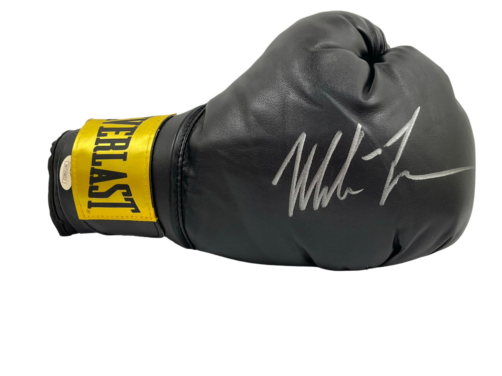 MIKE TYSON SIGNED EVERLAST BOXING GLOVE AUTHENTIC AUTOGRAPH JSA WITNESS COA 12