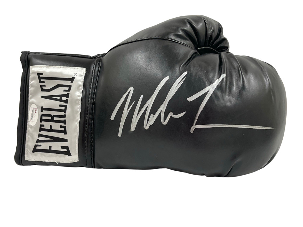 MIKE TYSON SIGNED EVERLAST BOXING GLOVE AUTHENTIC AUTOGRAPH JSA WITNESS COA 16