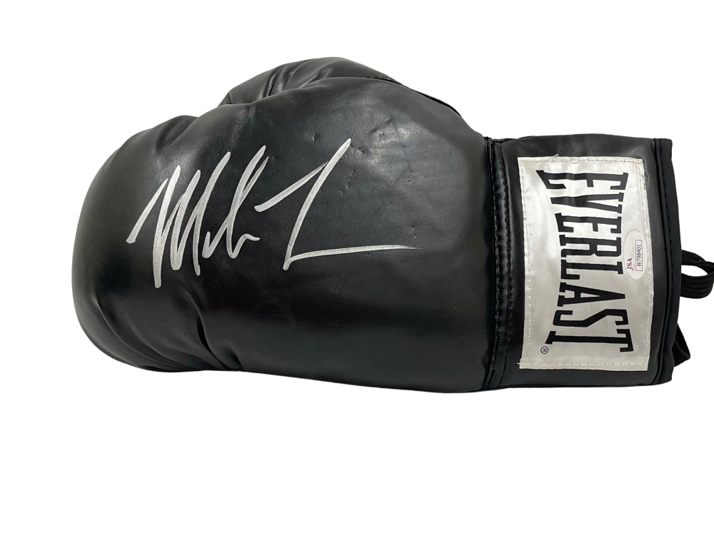 MIKE TYSON SIGNED EVERLAST BOXING GLOVE AUTHENTIC AUTOGRAPH JSA WITNESS COA 31