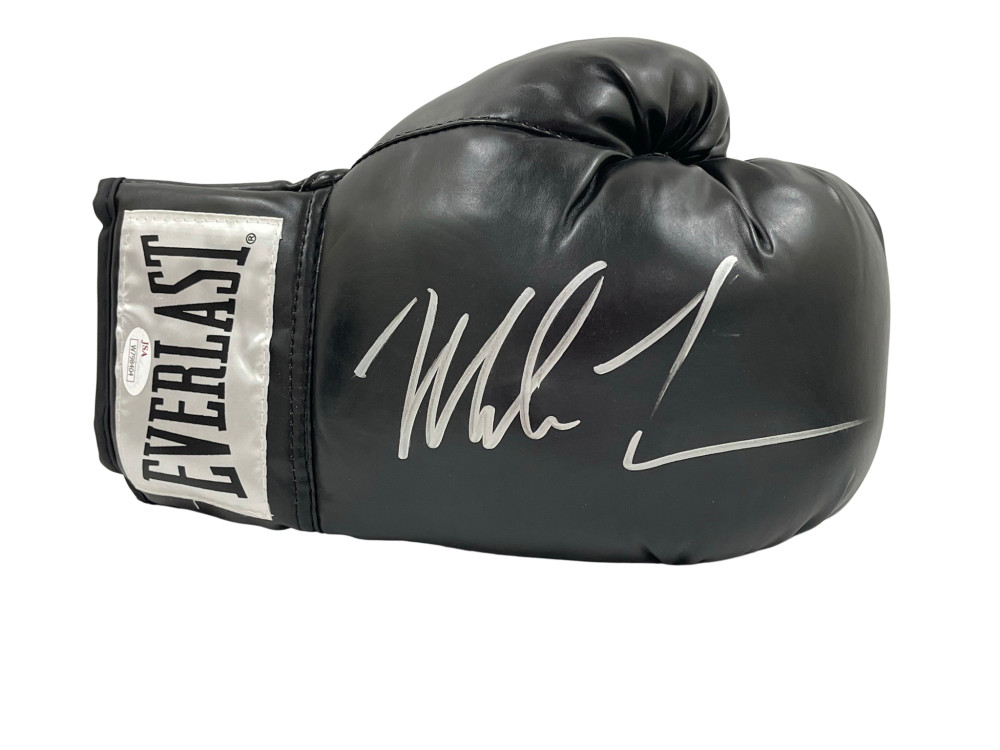 MIKE TYSON SIGNED EVERLAST BOXING GLOVE AUTHENTIC AUTOGRAPH JSA WITNESS COA 35