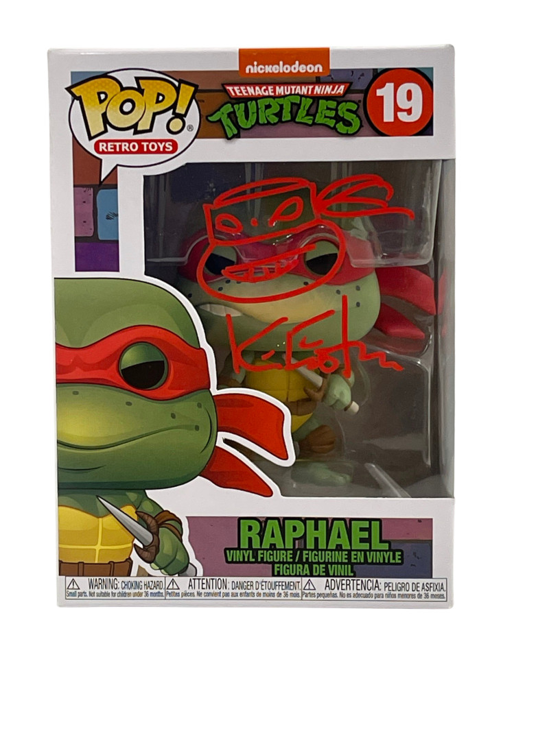KEVIN EASTMAN TMNT SIGNED POP VINYL FIGURE RAPHAEL AUTOGRAPH PROOF BECKETT COA 2