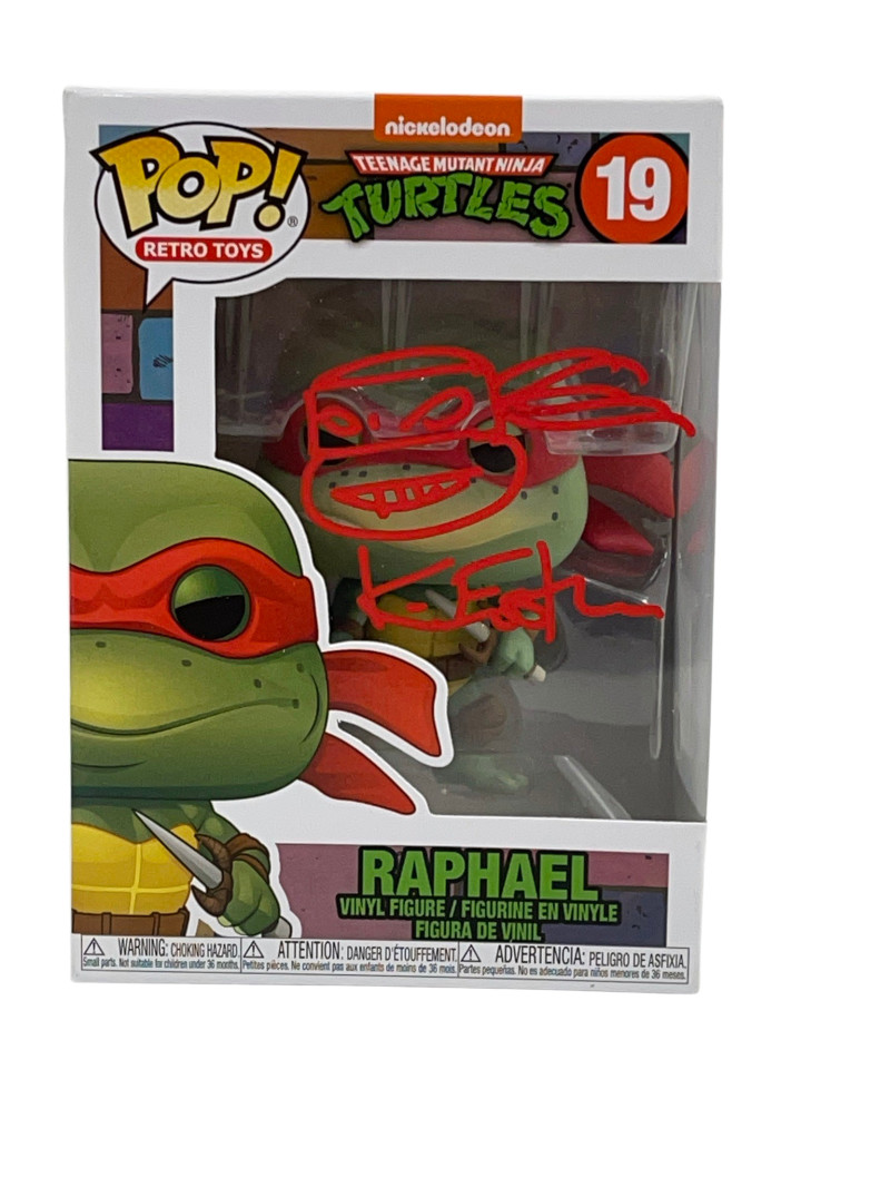 KEVIN EASTMAN TMNT SIGNED POP VINYL FIGURE RAPHAEL AUTOGRAPH PROOF BECKETT 10