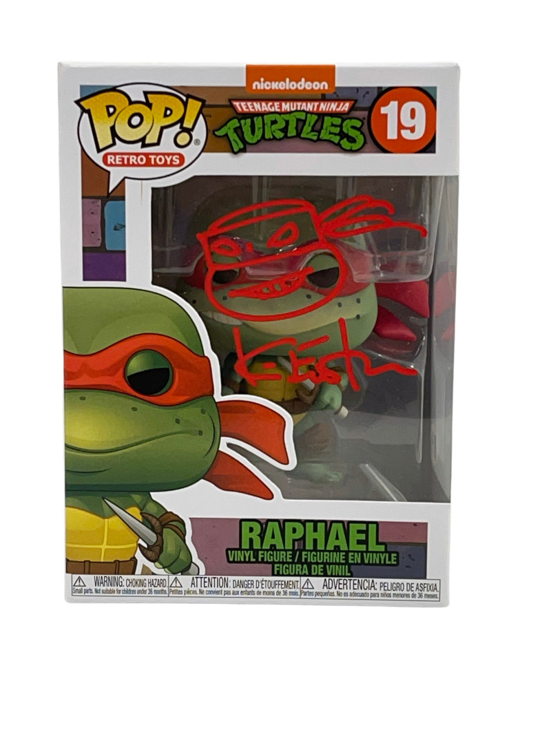 KEVIN EASTMAN TMNT SIGNED POP VINYL FIGURE RAPHAEL AUTOGRAPH PROOF BECKETT 11