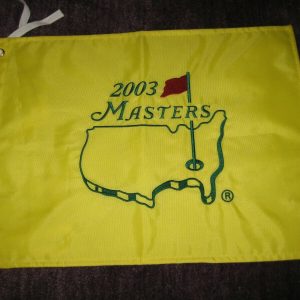 2003 MASTERS Tournament Pin Flag - MIKE WEIR Won!