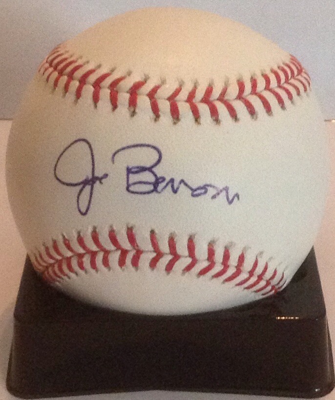 JOE BENSON MINNESOTA TWINS SIGNED AUTO MAJOR LEAGUE BASEBALL W/COA