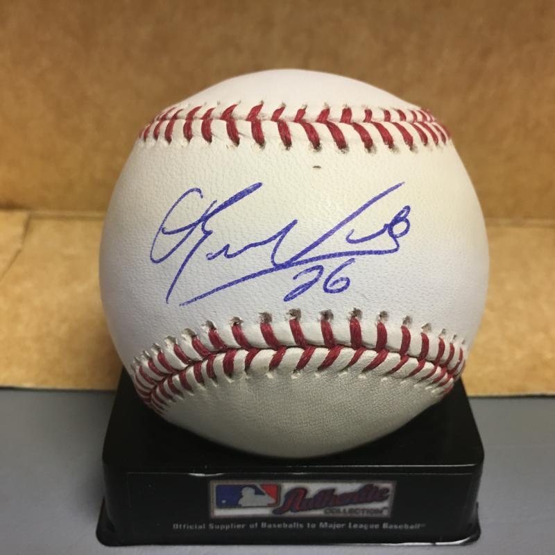 EDUARDO NUNEZ NEW YORK YANKEES M.L. SIGNED BASEBALL W/COA