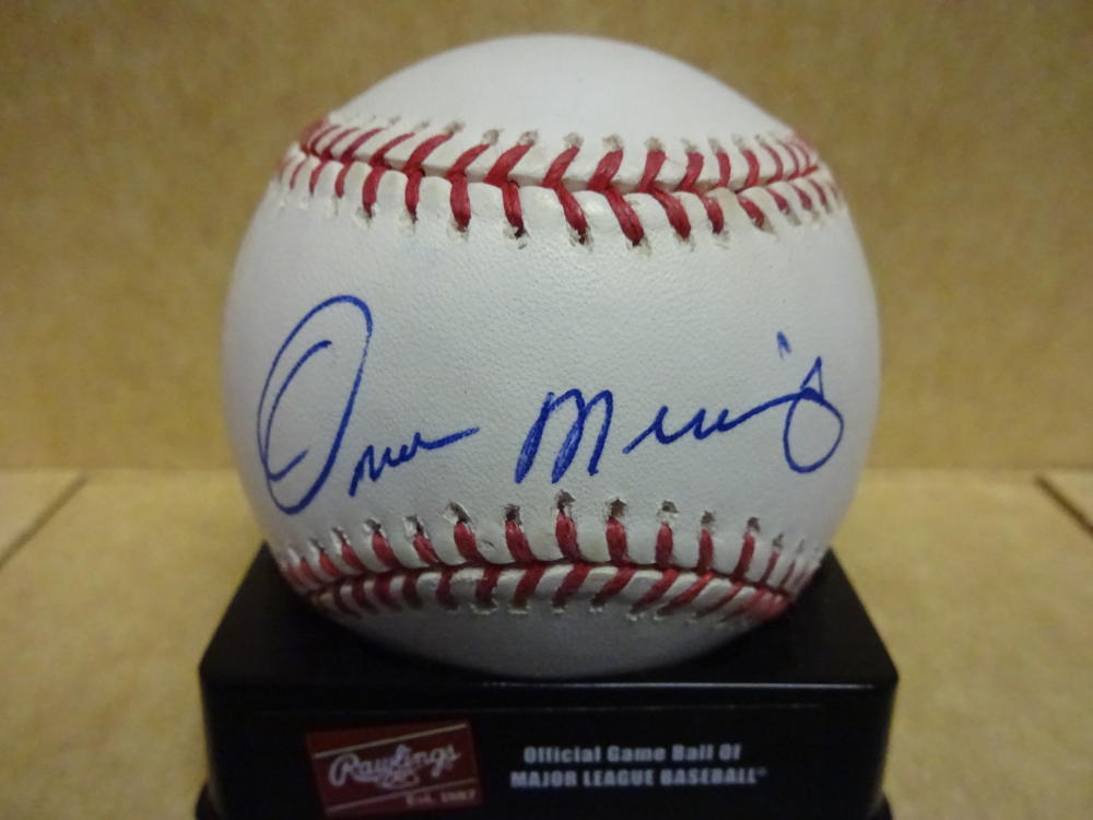 OMAR MINAYA GM METS PADRES SIGNED M.L. BASEBALL W/COA