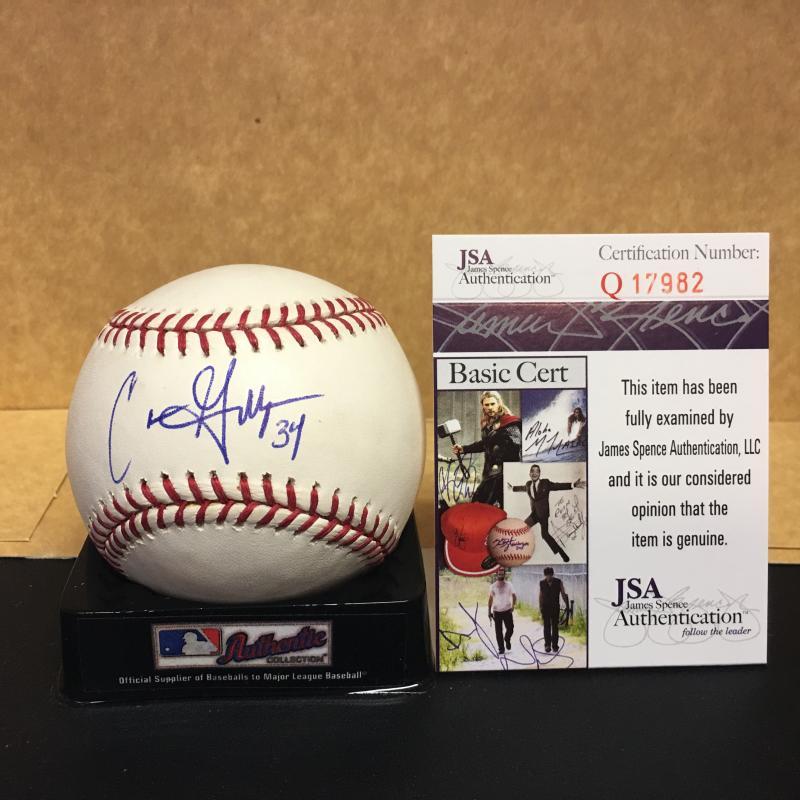 CONOR GILLASPIE SAN FRANCISCO GIANTS SIGNED M.L. BASEBALL JSA Q17982