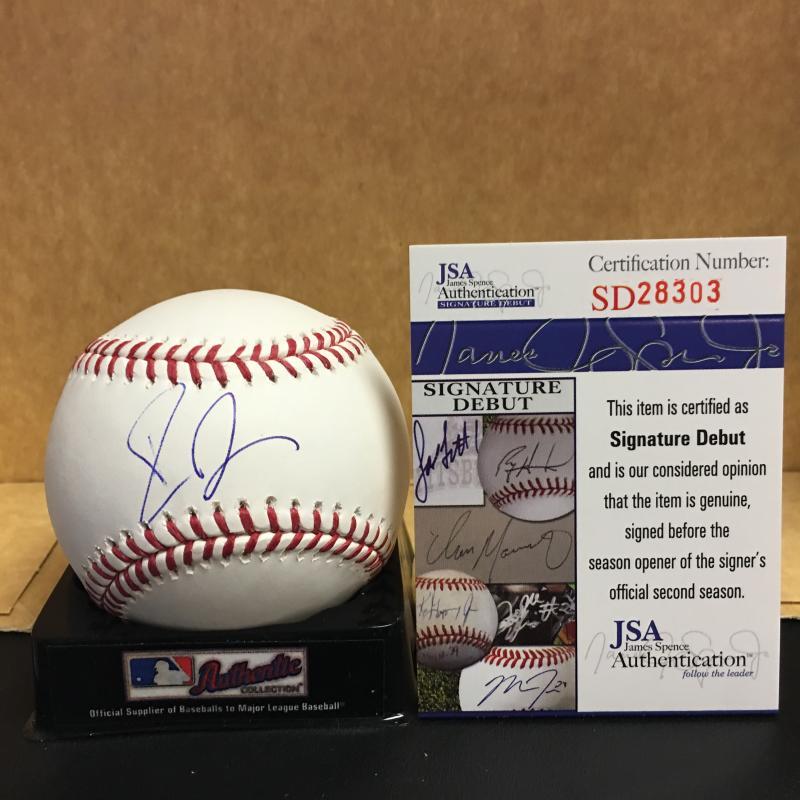 RYDER JONES SAN FRANCISCO GIANTS SIGNED M.L. BASEBALL JSA SD28303