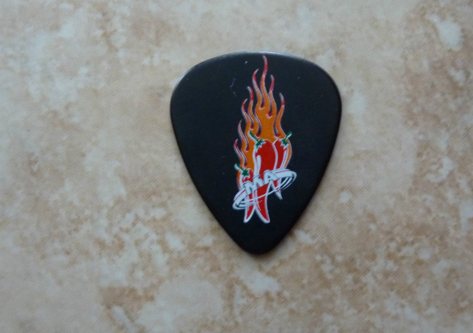 THE CIRCLE AT YOUR SERVICE HAGAR ANTHONY BONHAM JOHNSON VAN HALEN GUITAR PICK #2 COLLECTIBLE MEMORABILIA