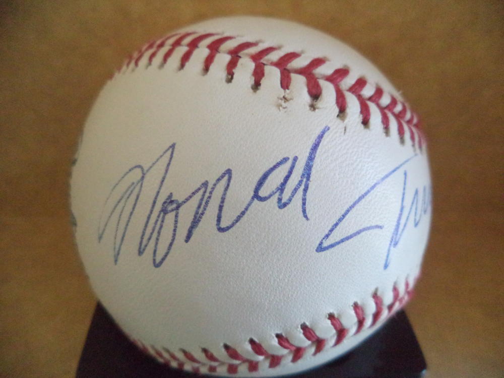 NORV TURNER NFL COACH REDSKINS SIGNED AUTOGRAPHED M.L. BASEBALL W/COA