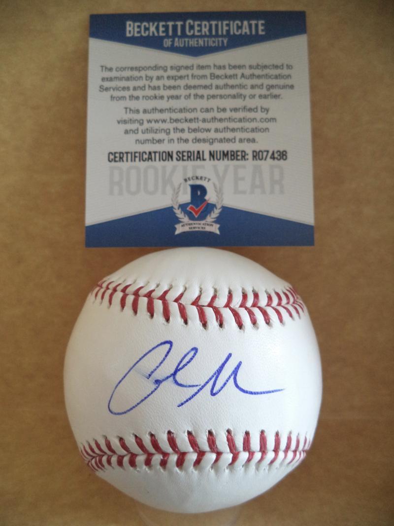 COLIN MORAN PITTSBURGH PIRATES ROOKIE YEAR SIGNED M.L. BASEBALL BECKETT R07436