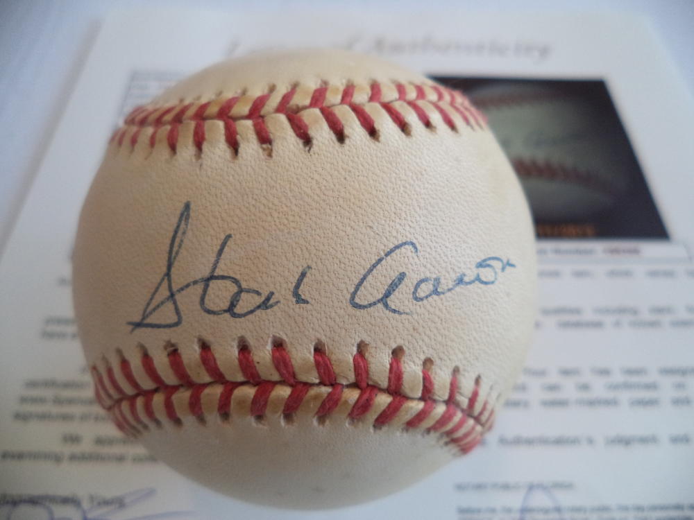 HANK AARON ATLANTA BRAVES VINTAGE SIGNED AUTOGRAPH N.L. BASEBALL JSA LOA X96286