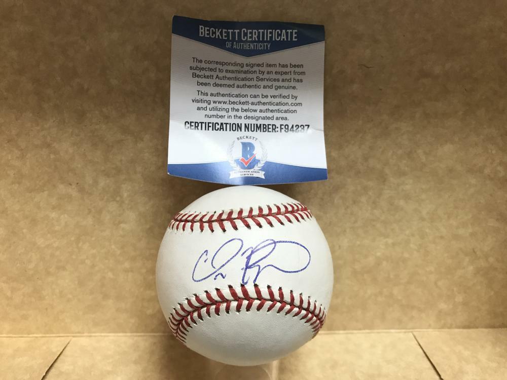 CLIFF FLOYD METS/MARLINS/EXPOS SIGNED AUTOGRAPHED M.L. BASEBALL BECKETT F94237
