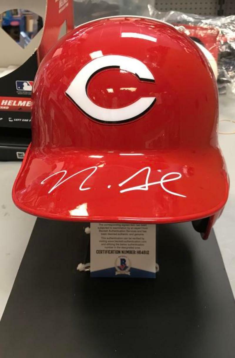 NICK SENZEL CINCINNATI REDS ROOKIE SIGNED FULL SIZE RAWLINGS HELMET H64612