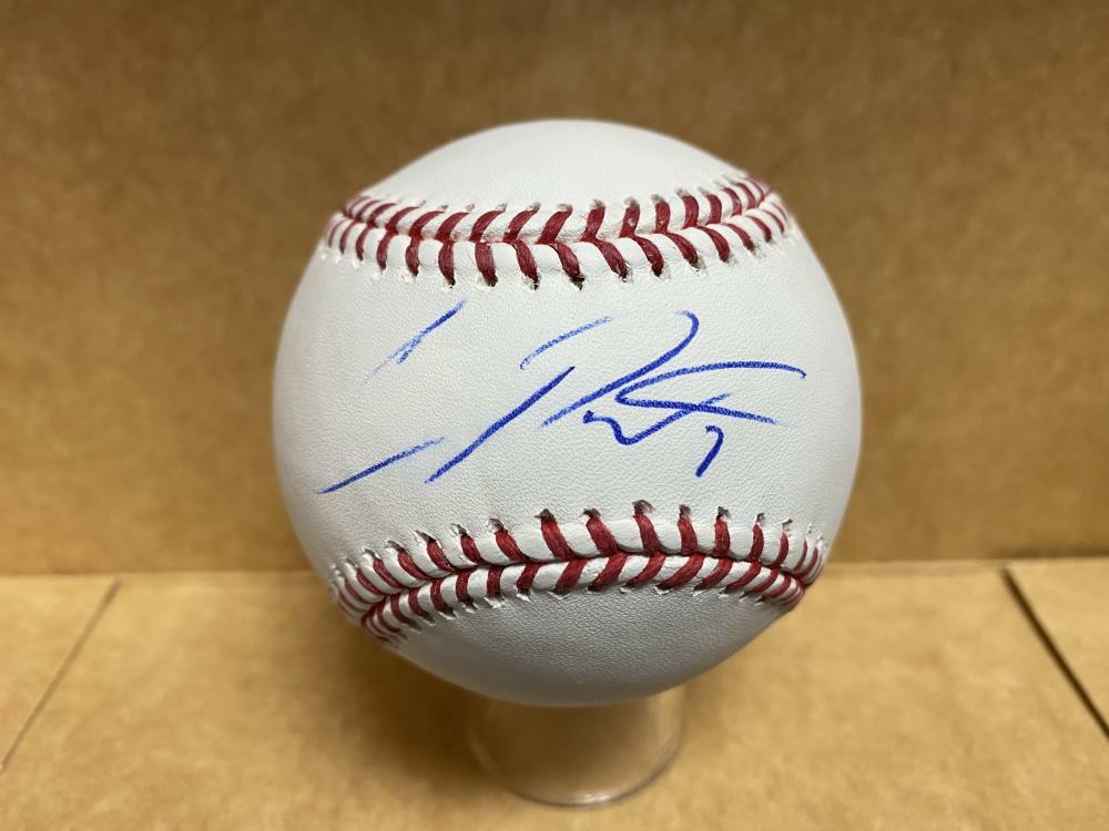 CLIFF PENNINGTON REDS/ANGELS/BLUE JAYS SIGNED AUTOGRAPHED M.L. BASEBALL W/ COA