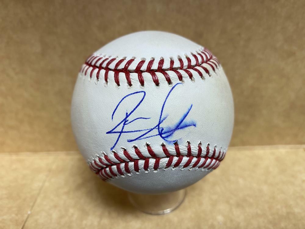 RICK ANKIEL CARDINALS/METS SIGNED AUTOGRAPHED M.L. BASEBALL W/ COA