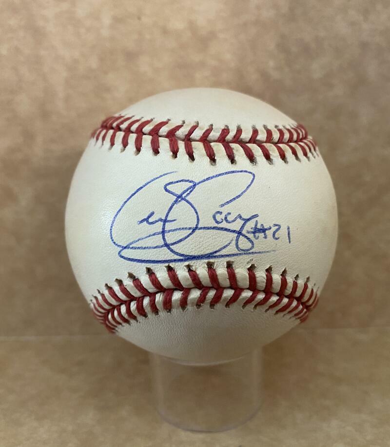 SEAN CASEY TIGERS/REDS/INDIANS SIGNED AUTOGRAPHED M.L. BASEBALL W/ COA