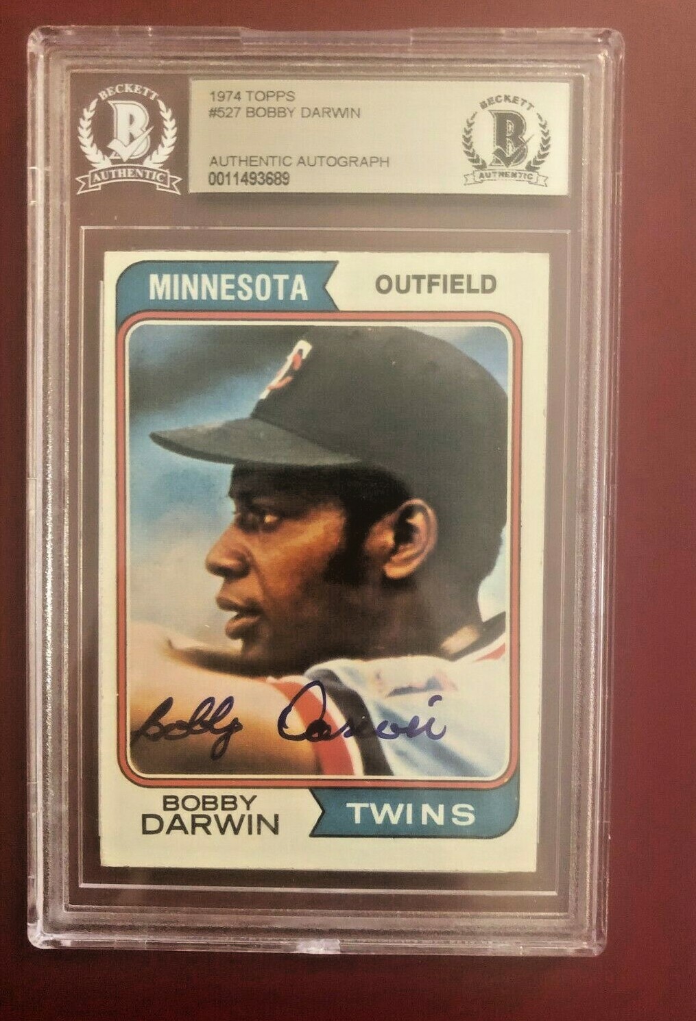 1974 TOPPS BOBBY DARWIN #527 TWINS