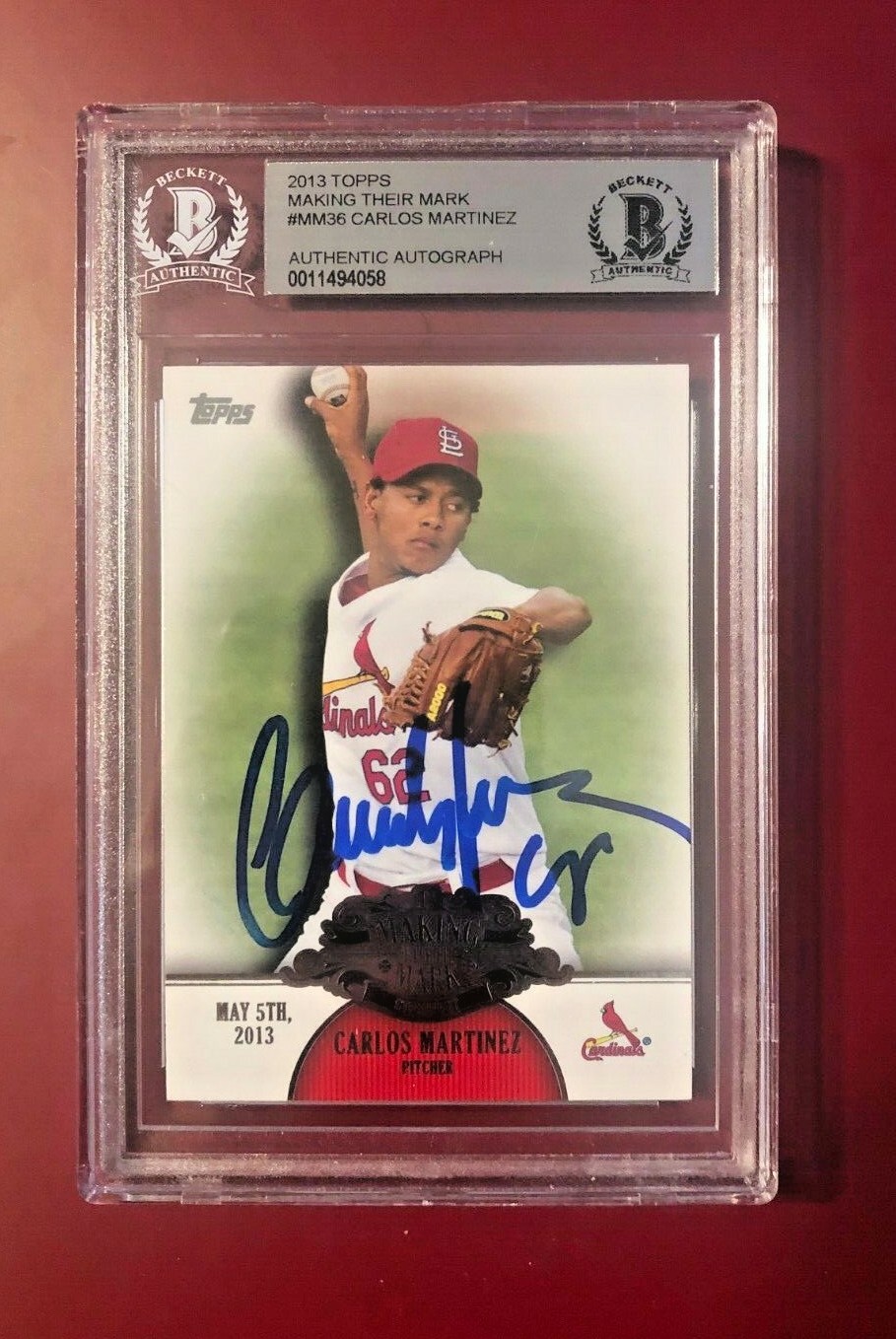 2013 TOPPS CARLOS MARTINEZ MAKING THEIR MARK CARDINALS
