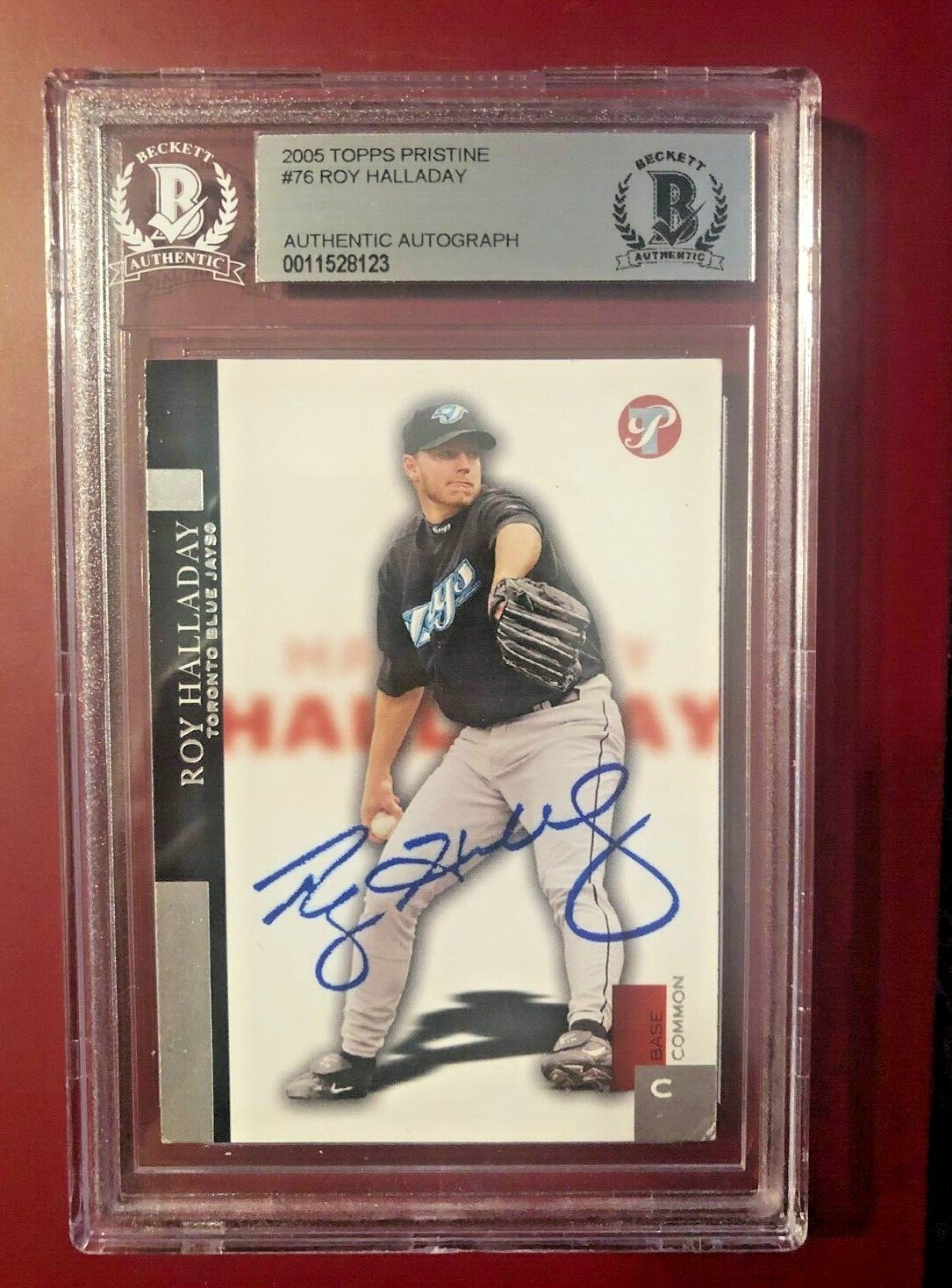 2005 TOPPS PRISTINE ROY HALLADAY #76 BLUE JAYS