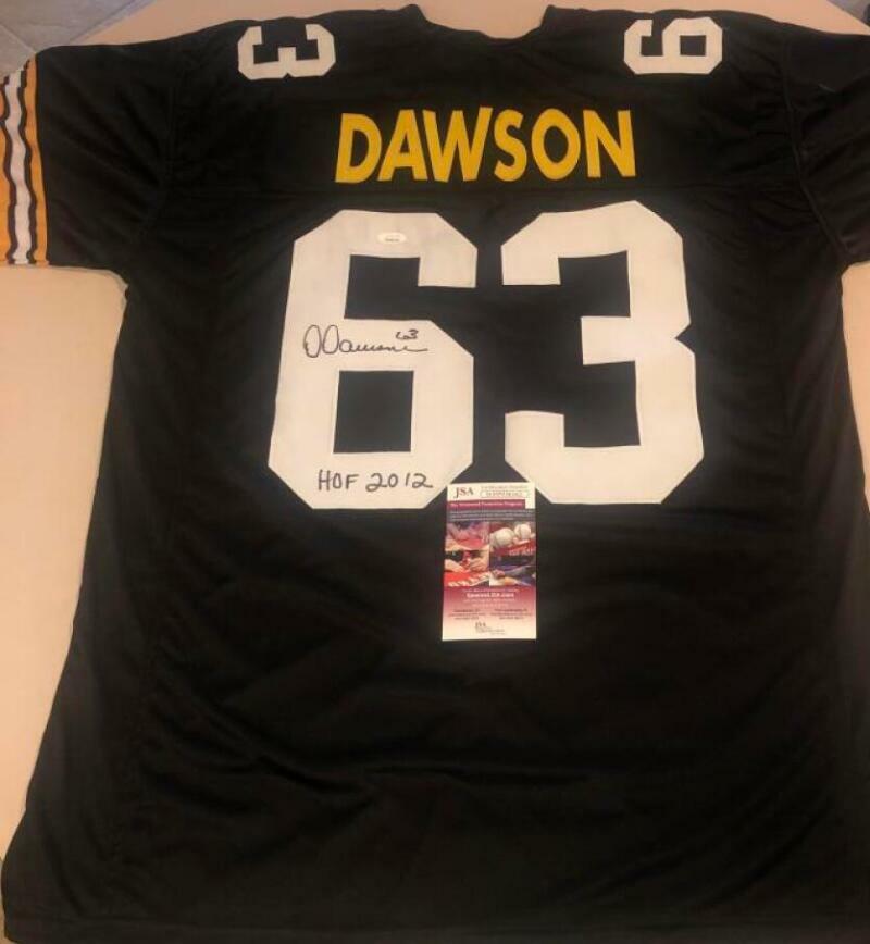 DERMONTTI DAWSON HOF 2012 SIGNED AUTOGRAPHED CUSTOM XL JERSEY JSA WPP36162