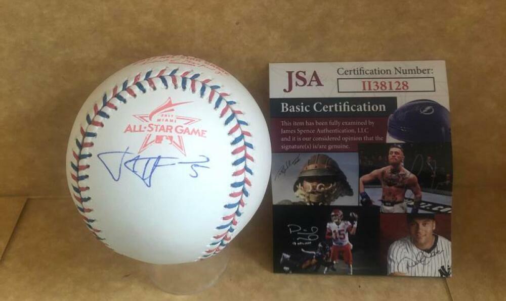 JOSH HARRISON PITTSBURGH PIRATES SIGNED 2017 ALL STAR BASEBALL JSA 1138128