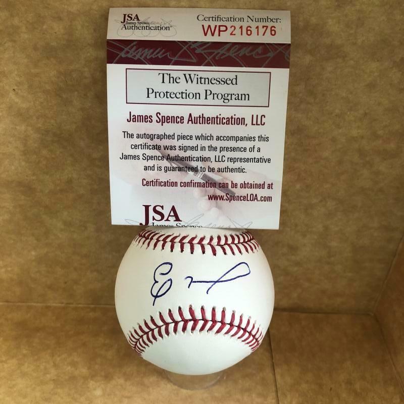 ELOY JIMENEZ CHICAGO WHITE SOX SIGNED AUTOGRAPHED M.L. BASEBALL JSA WP216176