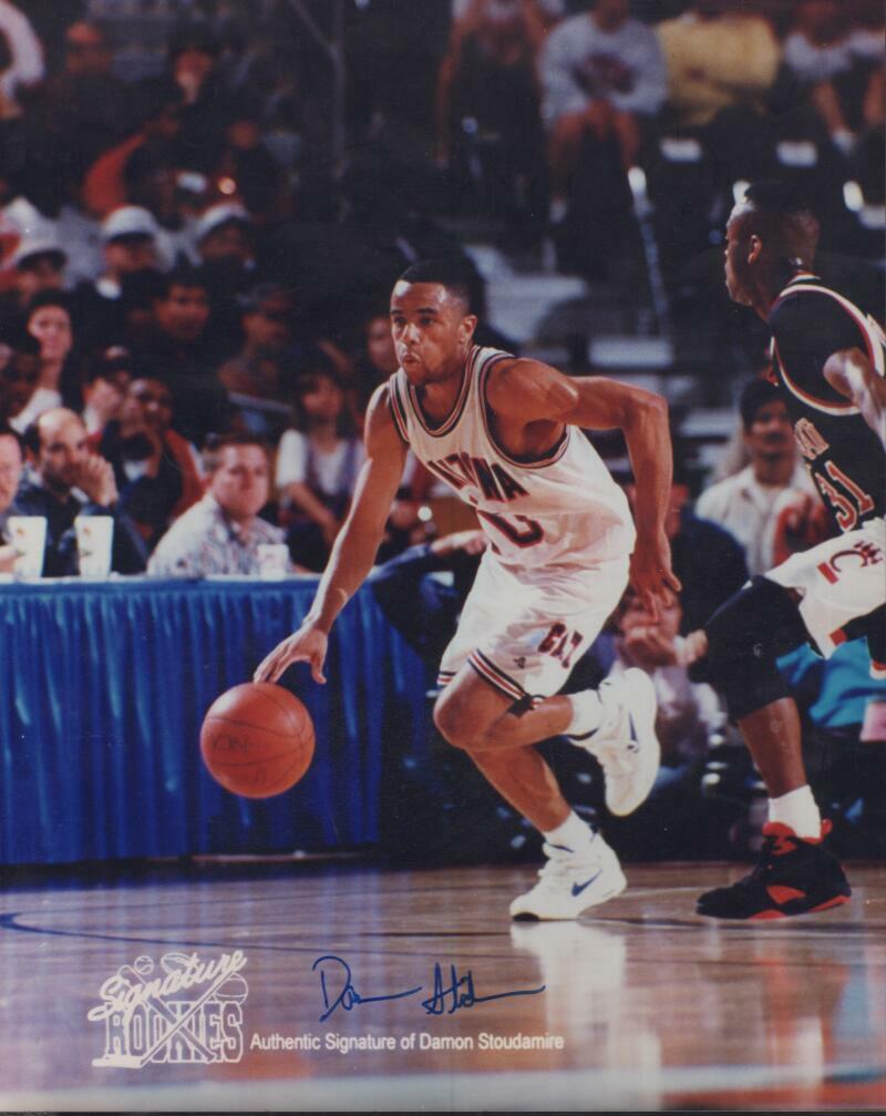 SIGNATURE ROOKIES DAMON STOUDAMIRE ARIZONA SIGNED W/ COA