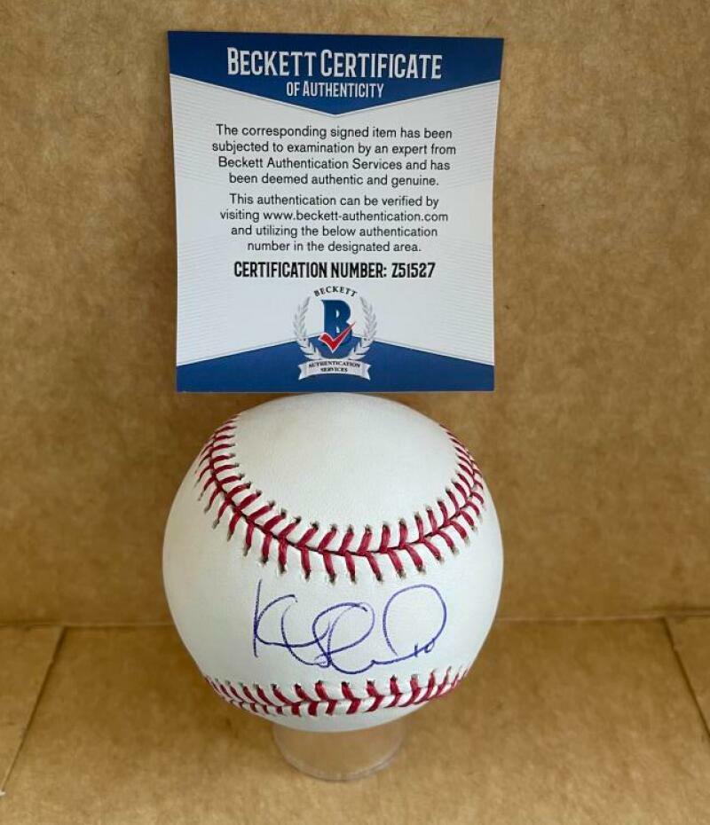 KELLY SHOPPACH BOSTON RED SOX SIGNED AUTO M.L. BASEBALL BECKETT Z51527