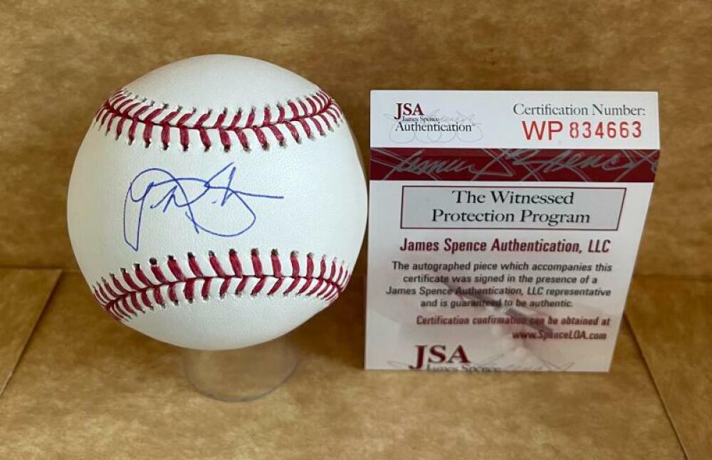 NICK SOLAK TEXAS RANGERS SIGNED AUTO M.L. BASEBALL JSA WP834663