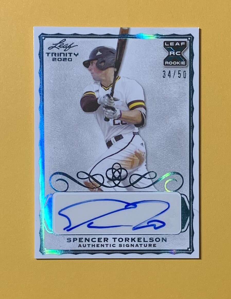2020 LEAF TRINITY SPENCER TORKELSON AUTOGRAPH /50 #A-ST1 TIGERS