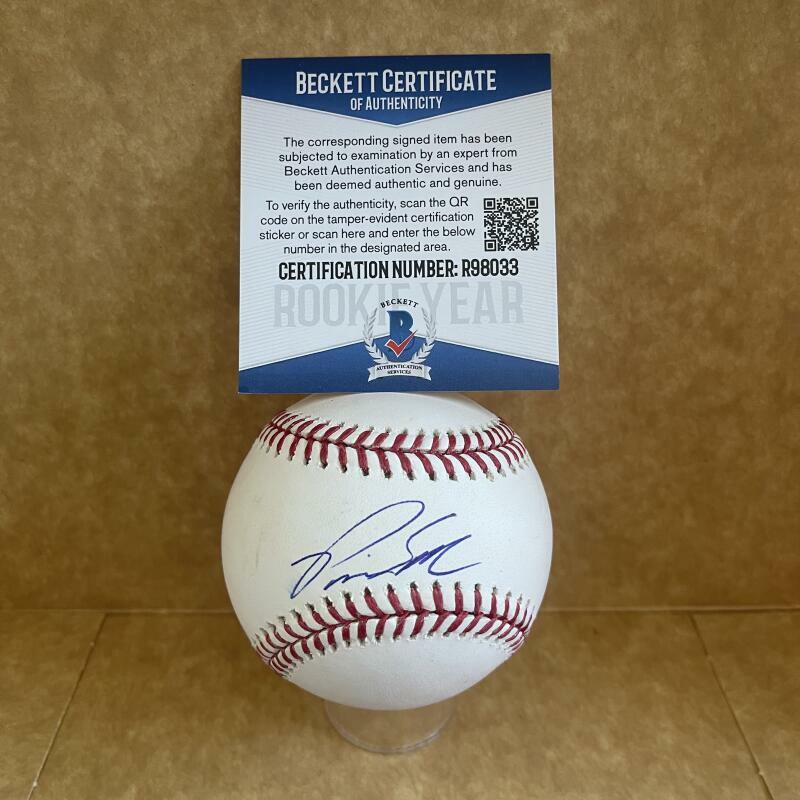 PAVIN SMITH ARIZONA DIAMONDBACKS ROOKIE YEAR SIGNED M.L. BASEBALL BAS R98033