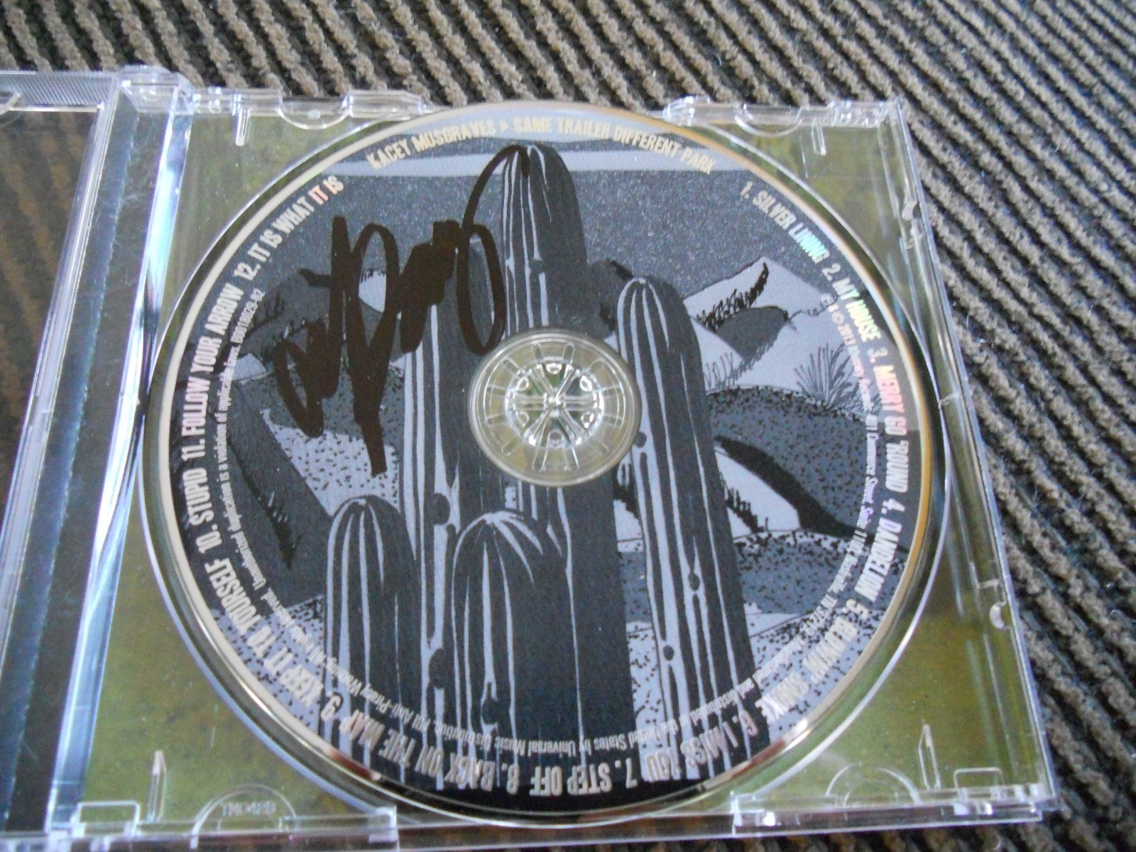 Kasey Musgrave Same Trailer Different Park Autographed Signed CD PSA Guaranteed